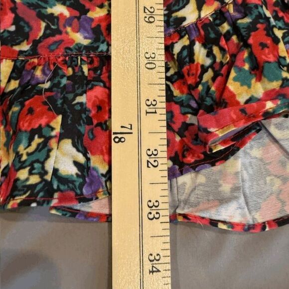 NEW! O.P.T. Cade Floral Wrap Dress One Pretty Thing Lined Puff Sleeve Size XS - Picture 12 of 13